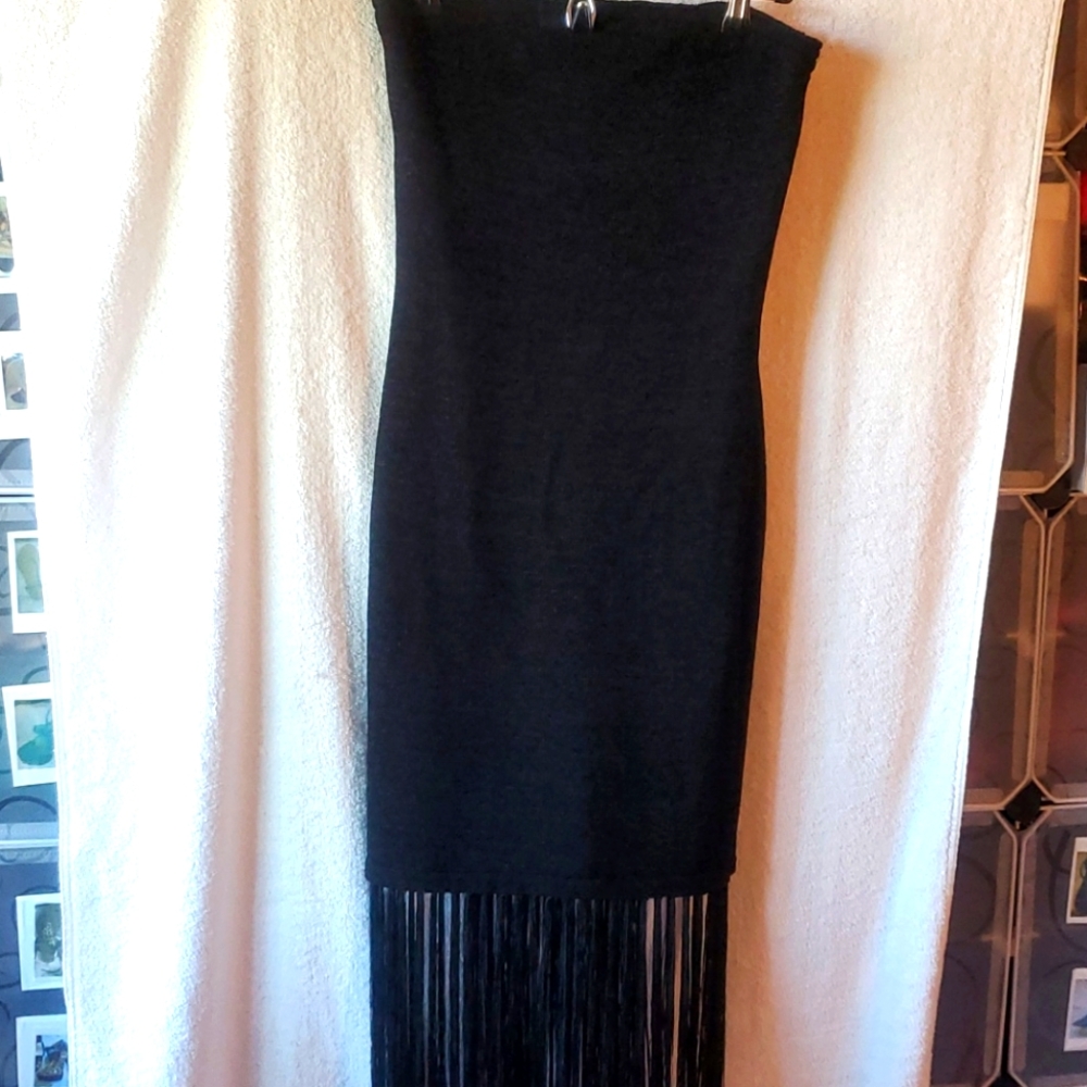 Strapless tube dress